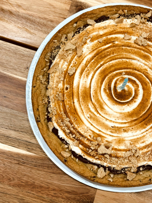 S’mores Cookie Cake